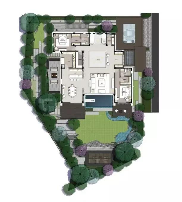 张老板两栋别墅新中式庭院建造手札 张老板两栋别墅新中式庭院建造手札