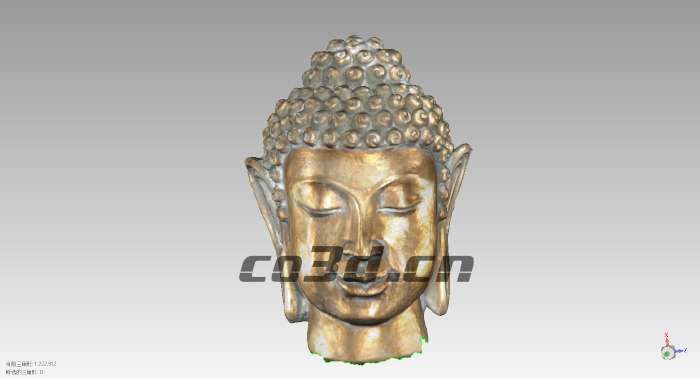 Buddha image 3D scanning