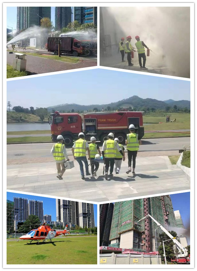 区政府组织消防应急演练顺利举办