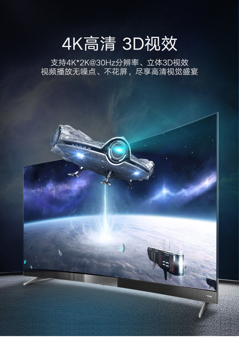 绿联CM217-HDMI一分二切换器/二进一出分集线转换显示分屏器高清4k