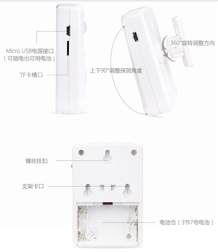 红外人体感应语音提示器