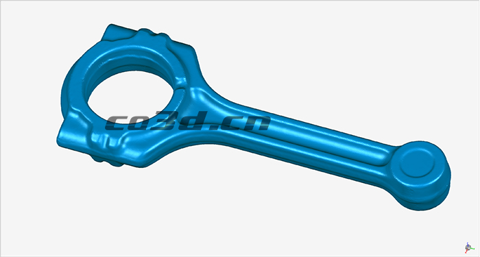 3D scanning of automobile engine connecting rod