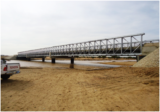 苏丹120米HZCB450装配式公路钢桥（ABU ZEEMA BRIDGE）