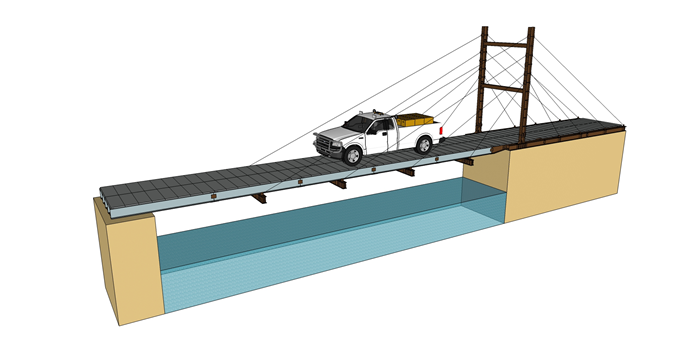 美国研制一种用于应急救灾的轻型复合材料移动桥