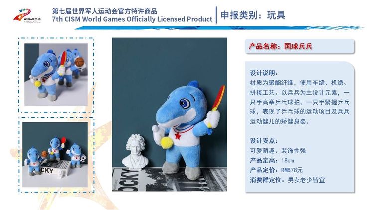  第七届世界军人运动会官方特许商品