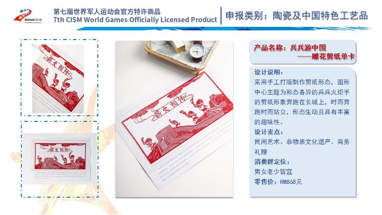  第七届世界军人运动会官方特许商品