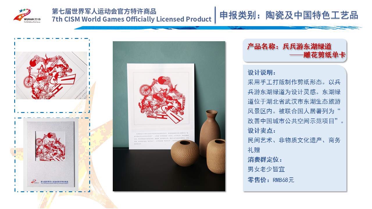  第七届世界军人运动会官方特许商品