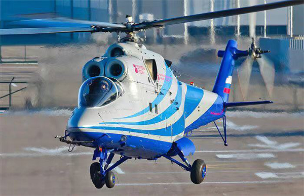 Russian new helicopter card -102 comes out, or will be the fastest flight