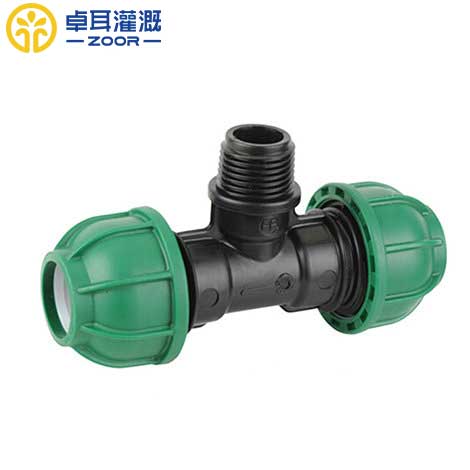 PE外丝三通 PE外丝三通