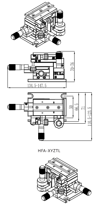 HFA-XYZT五维光纤专用平台