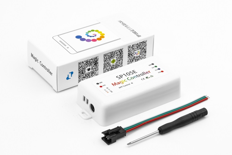 Brief Introduction of Magic Lamp SP105E Bluetooth Slide Strip Controller Brief Introduction of Magic Lamp SP105E Bluetooth Slide Strip Controller