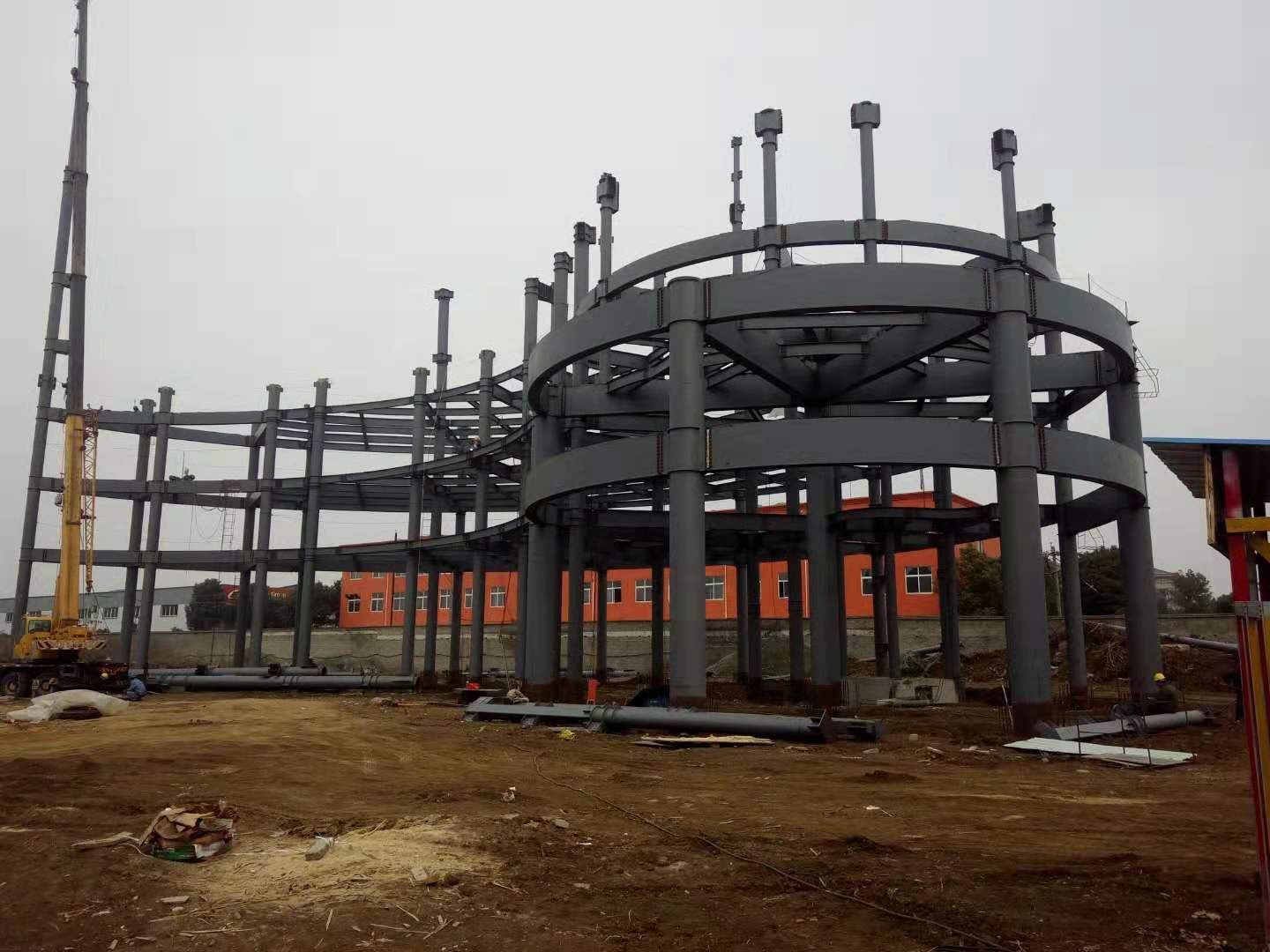 Overview of the projects under construction of Changxing Steel Structure Group