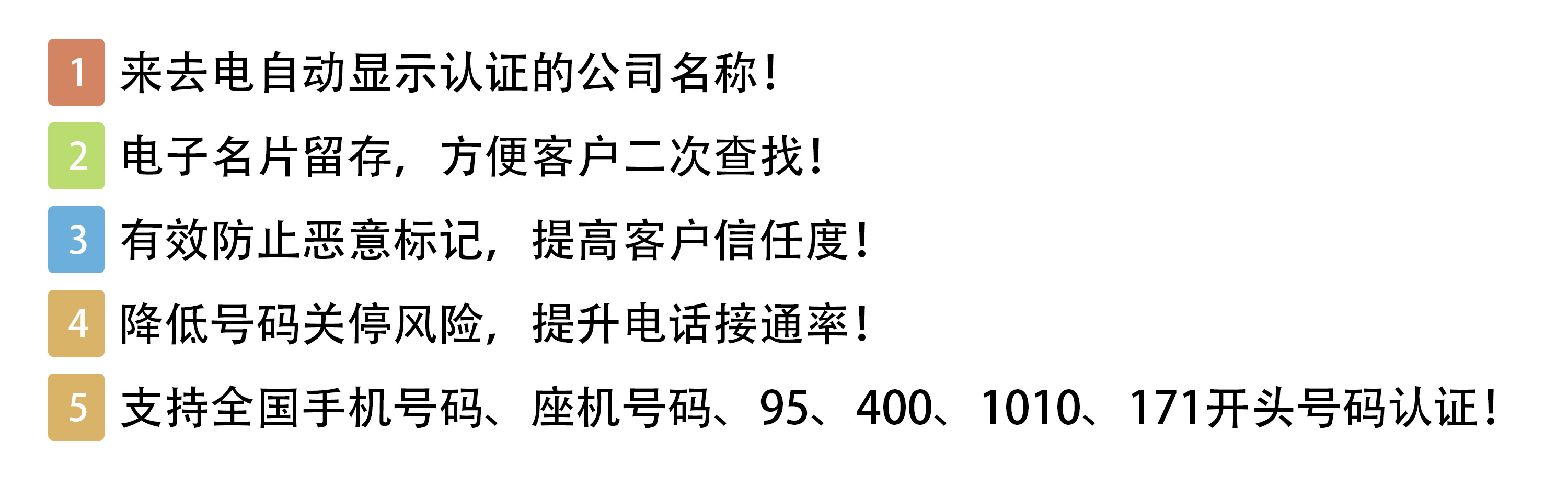 号码认证 号码认证