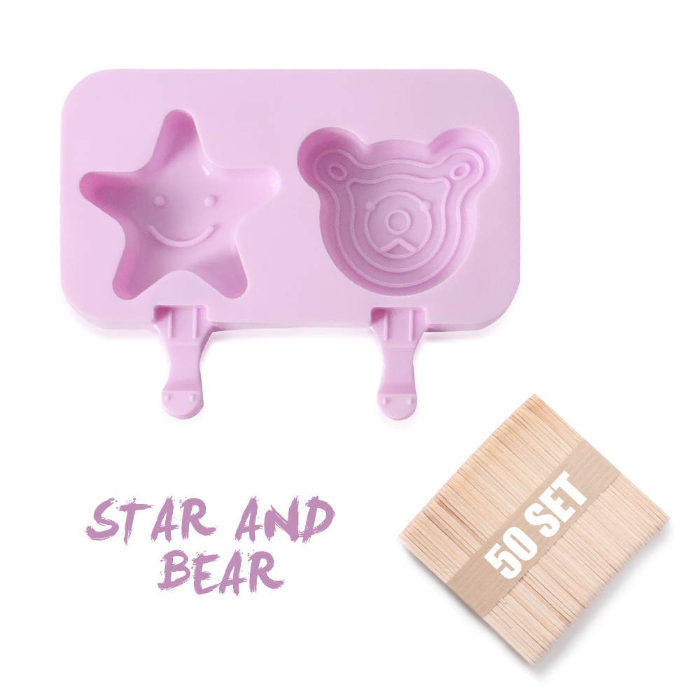 Popsicle Mold Bamboo Ice Cream Stick For DIY Ice Cream Moulds For Children