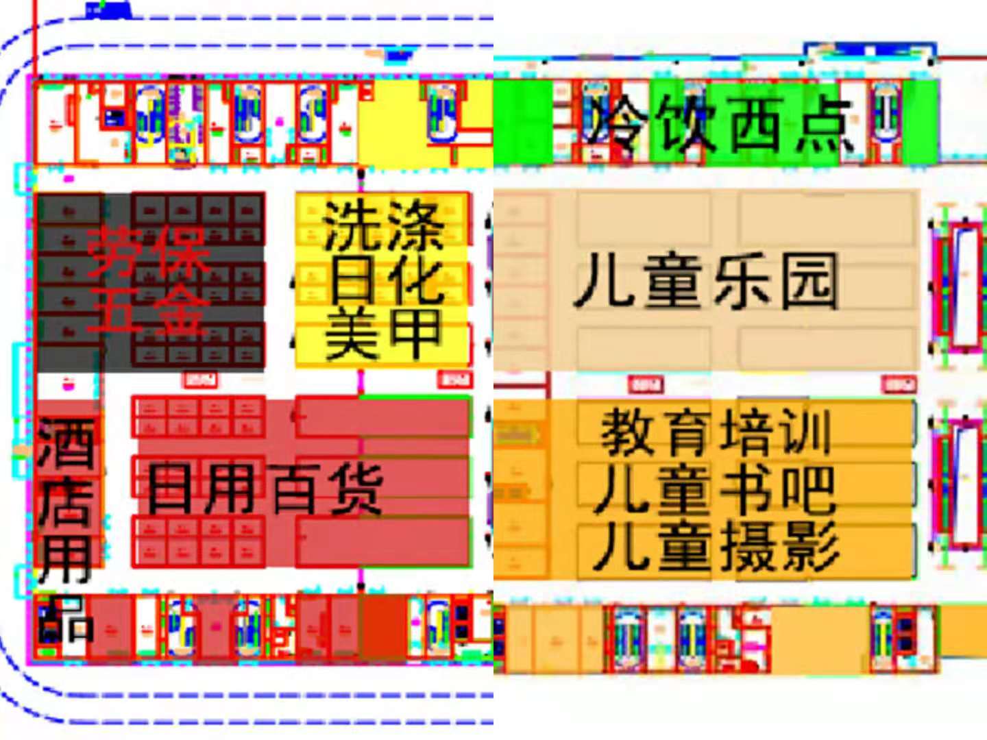 邯郸金田阳光中心商城商业业态大揭秘