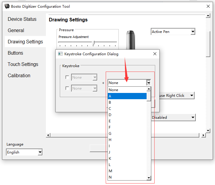 How to customize pen press keys? 