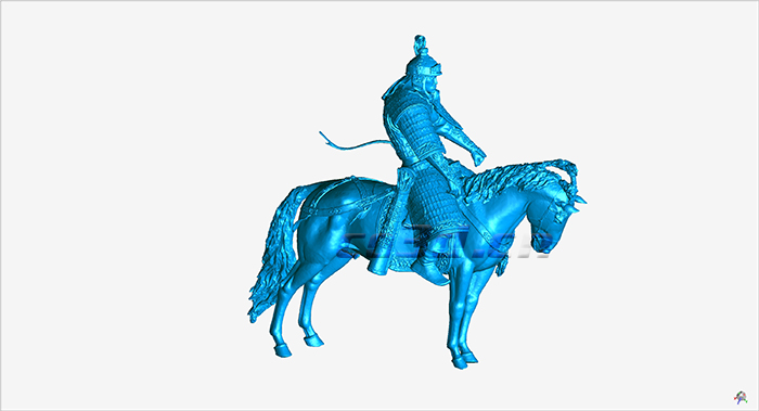 骑兵雕像三维扫描