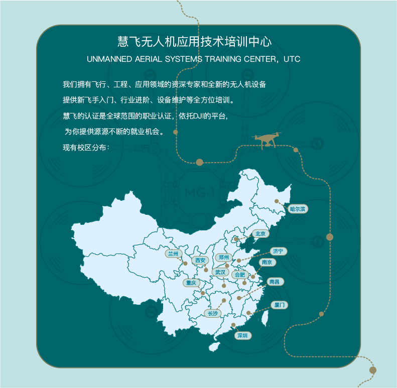 大疆慧飞培训中心 农业植保机飞行课程