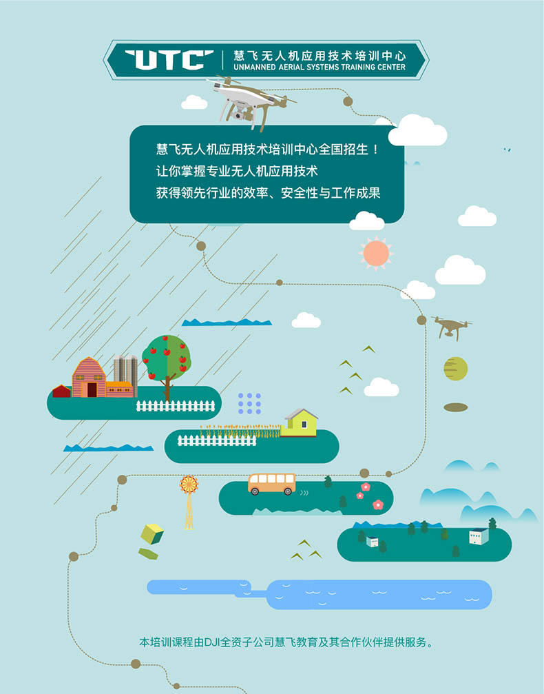 大疆慧飞培训中心 农业植保机飞行课程