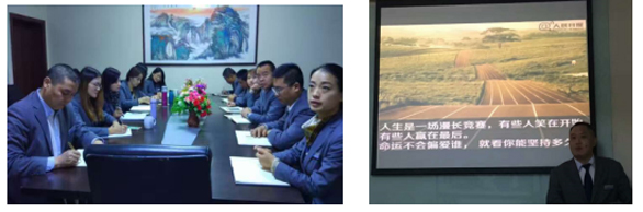 2016年12月公司大讲堂和空降门产品展示瞬间(二) 2016年12月公司大讲堂和空降门产品展示瞬间(二)