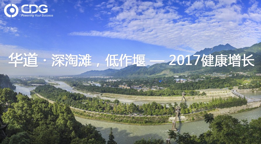 华道数据 CEO王雷公开信：深淘滩，低作堰—2017健康增长