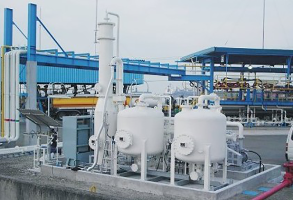 三井水潤滑無油主機在油氣回收設備的使用