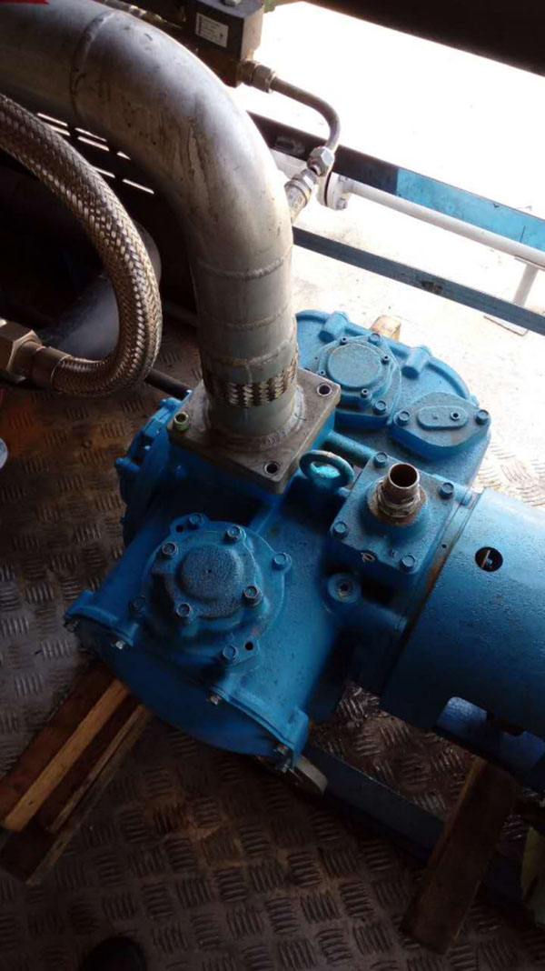 三井水潤滑無油主機在油氣回收設備的使用