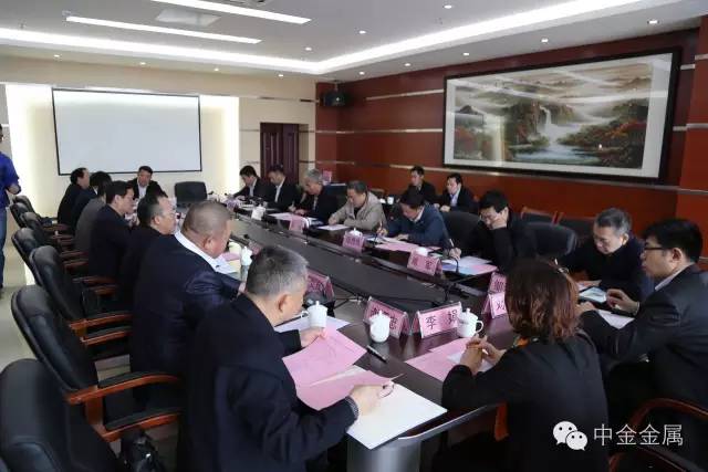 国资委监事会钱阔主任、中钢集团董事长徐思伟一行莅临广西中金金属科技股份有限公司指导工作 