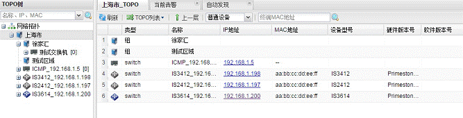 NIS network management system