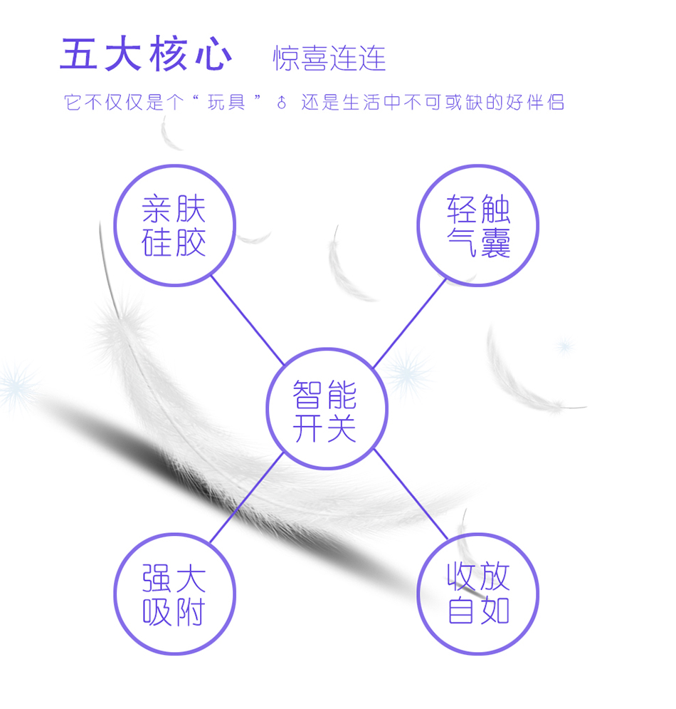 優(yōu)逸（YOUYI）斯蒂爾吸盤式充氣震動棒時尚多功能情趣成人性器具自慰