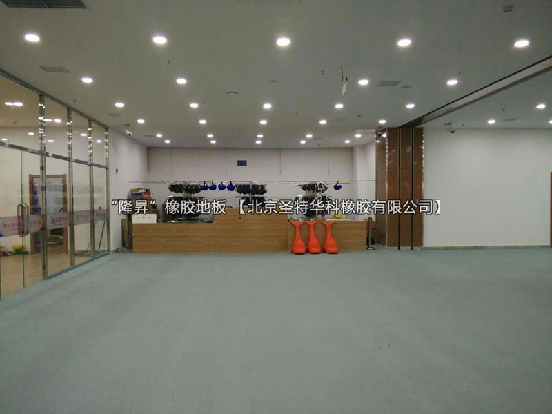 黑龙江哈尔滨市炫采滑冰场橡胶地板工程案例