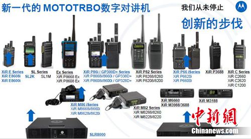 摩托罗拉系统推出新一代对讲机 助企业生产力突飞猛进