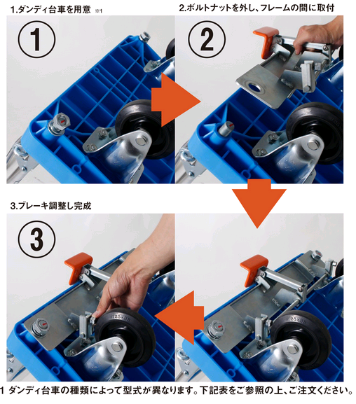 DL-PB/BL-PB 钢架/铁架脚制动台车HANAOKA花冈车辆