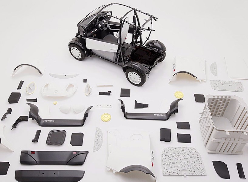 有点萌！本田发布首款3D打印电动汽车（组图）