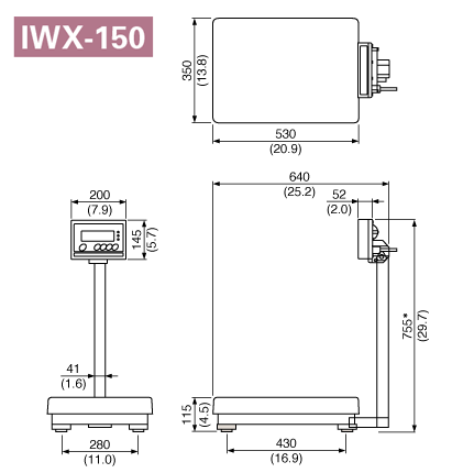 日本ISHIDA石田电子台秤IWB-150