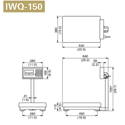 日本ISHIDA石田电子台秤IWQ-150