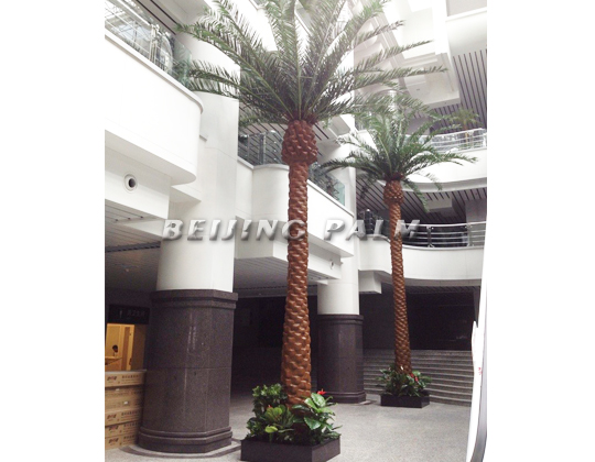 The artificial plant decoration project of International Trade City in Guiyang southwest finished .