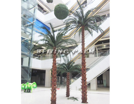 The artificial plant decoration project of International Trade City in Guiyang southwest finished .