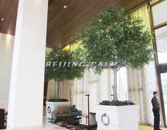 Congratulation！The artificial banyan tree of Chengdu Jinjiang Hotel finished before Christmas day.