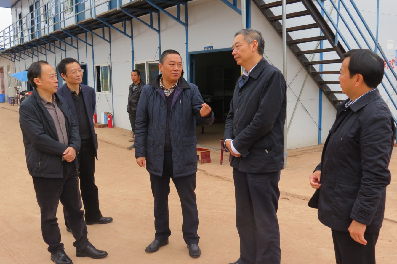 7.Wang hailin, the former director of the sichuan jing xin committee, inspected the survey 