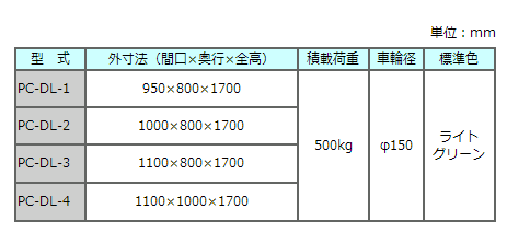 DL系列物流台车TOSEI东正车辆