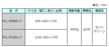 PCL-P系列物流台车TOSEI东正车辆