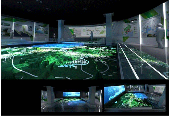 数字沙盘-某城市规划展示馆