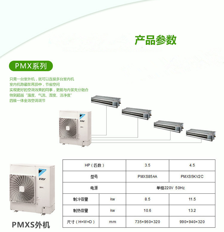 大金空调PMX系列