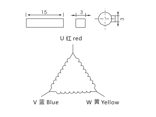 三相57系列（1.2°）混合式步进电机