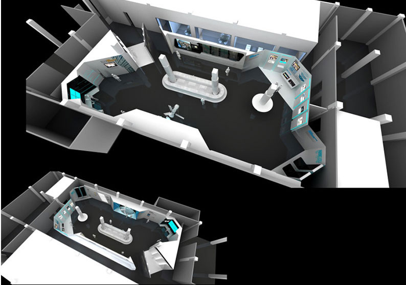 数字展厅设计——某集团公司智能卫星展示馆