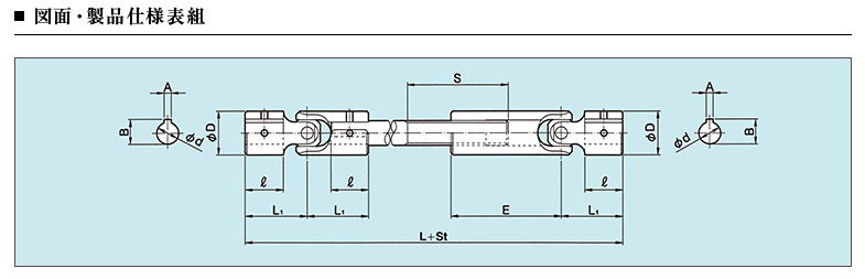 LS-100,LS型标准曲线轴转接头,SANYUTEC株式会社