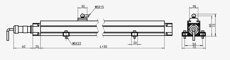 CWY-FP 拉杆式通用型绝对位移传感器