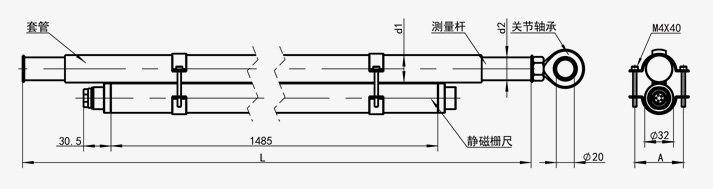 CWY-DC 約束式長量程絕對位移傳感器