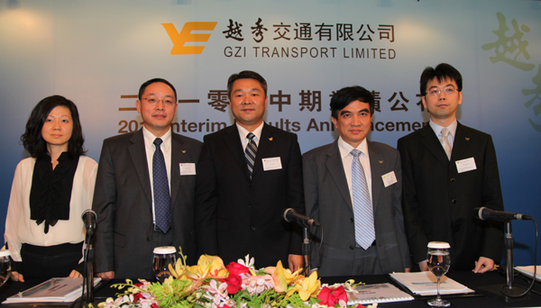 GZI Transport Announces 2010 Interim Results